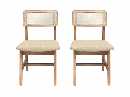 Eleni Cane Dining Chairs, Set of 2 Supply