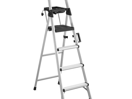 6 Foot Signature Series Lightweight Aluminum Step Ladder For Discount