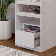 Perry Park Modular Bundle with Wardrobe Shelving Unit with Drawer and Flat Door Kit For Cheap