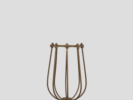 Wire Cage  - 4 Inch - Brass - Shade Only Fashion