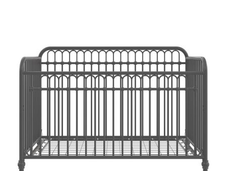 Little Seeds Raven 3-in-1 Metal Crib with Rounded Edges For Sale