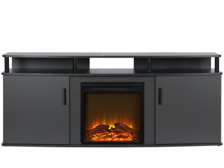 Carson Electric Fireplace TV Console for TVs up to 70  Online