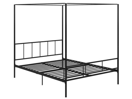 Marion Four Poster Metal Canopy Bed with Soft Clean Lines Hot on Sale