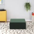 The Flower Ottoman Pouf Comfort Floor Seat and Footrest with Velour Fabric Online