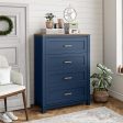 Armada 4 Drawer Dresser with Gold Knobs Cheap