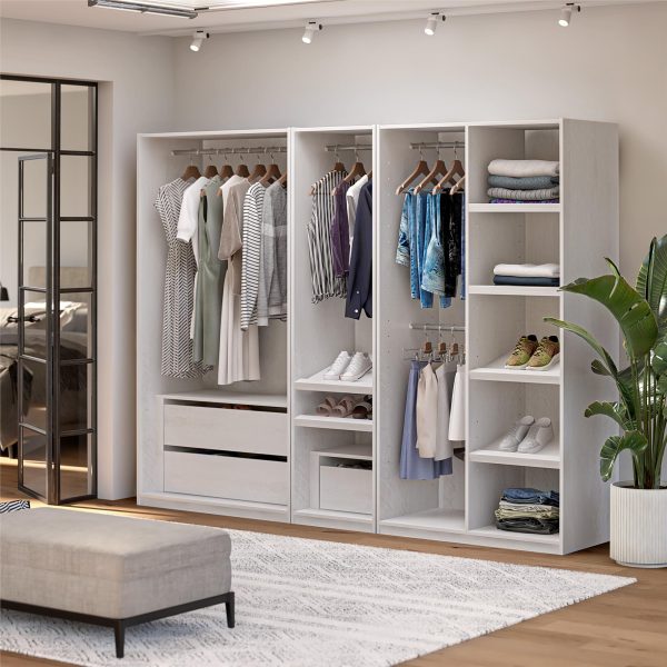 Perry Park Modular Bundle with 3 Wardrobe Units and 5 Membrane Door Kits Fashion