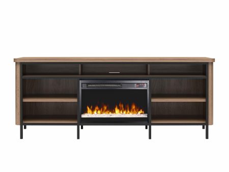 Danton Electric Fireplace TV Console for TVs up to 75 Inches Supply