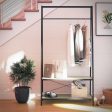 Drexel Closet Storage Rack with 2 Open Shelves and Large Hanging Rod Discount