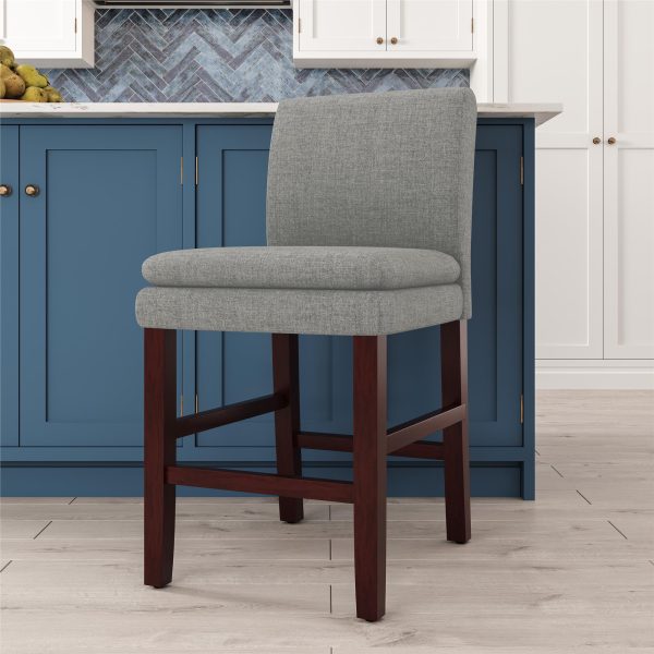 Clark Upholstered Counter Height Bar Stool Online