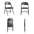 Premium Vinyl Padded Metal Folding Chair, Set of 4 Online Hot Sale