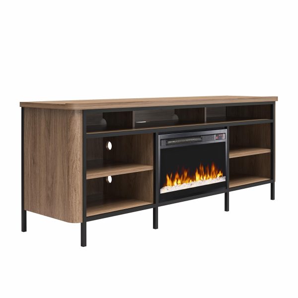 Danton Electric Fireplace TV Console for TVs up to 75 Inches Supply