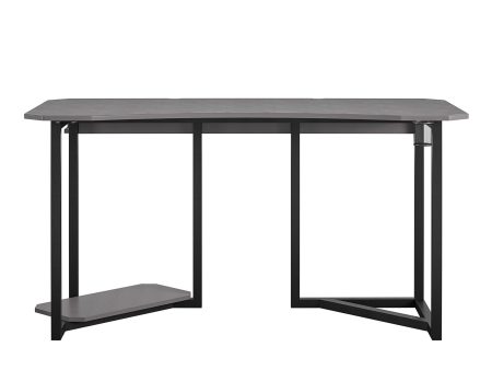 Quest Curved Gaming Desk Workstation with CPU Stand Supply