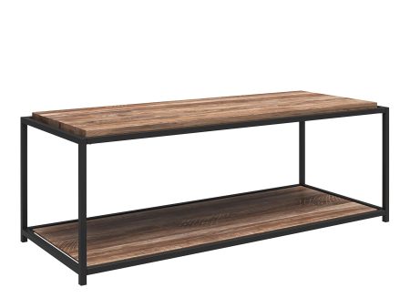 Fayette Coffee Table with Woodgrain Finish For Sale