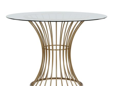 Westwood Round Glass Top Dining Table, Seats 4 Cheap