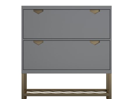 Brielle Entryway Shoe Storage with 2 Fold Out Drawers and a Bottom Shelf Online Hot Sale