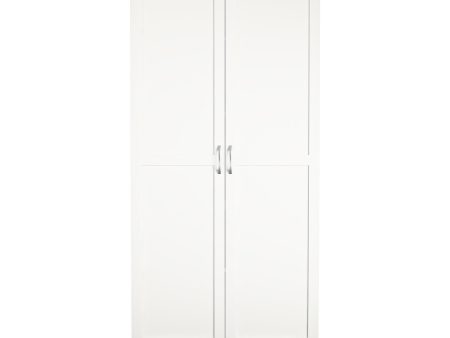 Basin Framed 36 Inch Utility Cabinet with 5 Shelves Discount