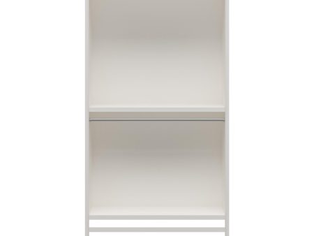 Luxe Extra Wide 2 Shelf Double Clothing Rod Closet Tower on Sale