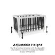 Rowan Valley Flint 3 in 1 Crib with Adjustable Heights For Cheap