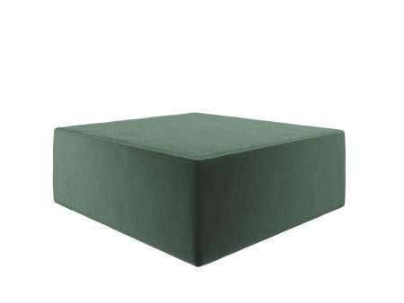 The Flower Ottoman Pouf Comfort Floor Seat and Footrest with Velour Fabric Online