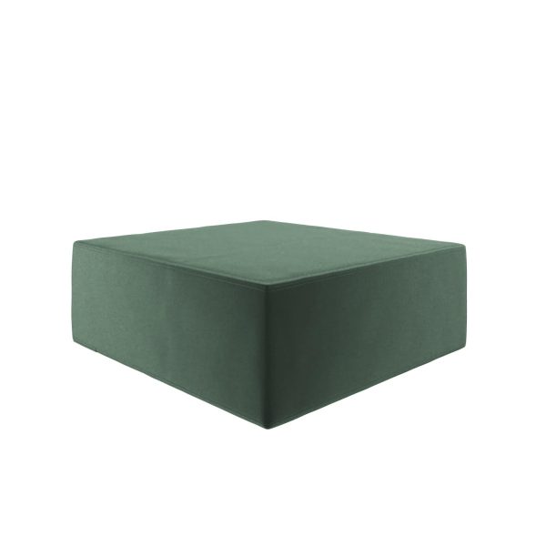 The Flower Ottoman Pouf Comfort Floor Seat and Footrest with Velour Fabric Online