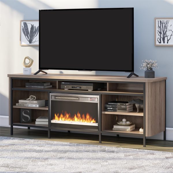 Danton Electric Fireplace TV Console for TVs up to 75 Inches Supply