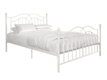 Tokyo Metal Bed with Headboard, Footboard and Metal Slats Discount