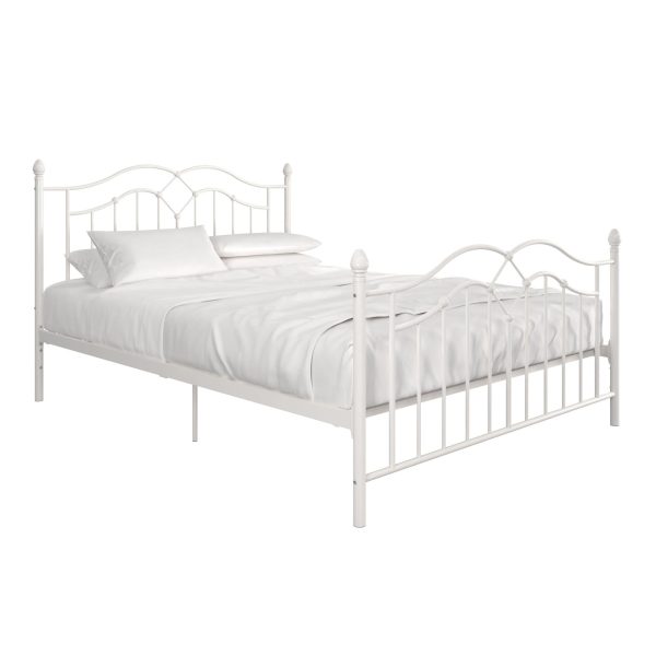 Tokyo Metal Bed with Headboard, Footboard and Metal Slats Discount