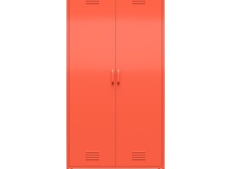 Cache Tall 2 Door Metal Locker Cabinet Discount