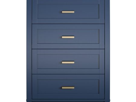 Armada 4 Drawer Dresser with Gold Knobs Cheap