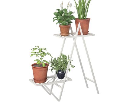 Botanika Plant Stand with 2 Metal Shelves for Potted Flowers Discount