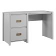 Monarch Hill Haven Single Pedestal Desk with Gold Drawer Pulls Sale