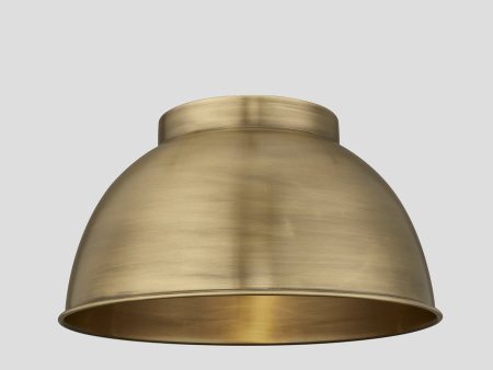 Dome - 17 Inch - Brass - Shade Only Fashion