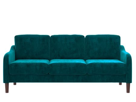 Marbella Velvet Upholstered 3-Seater Sofa Discount