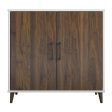 Modern Accent Cabinet with 2 Doors and 4 Storage Shelves For Sale