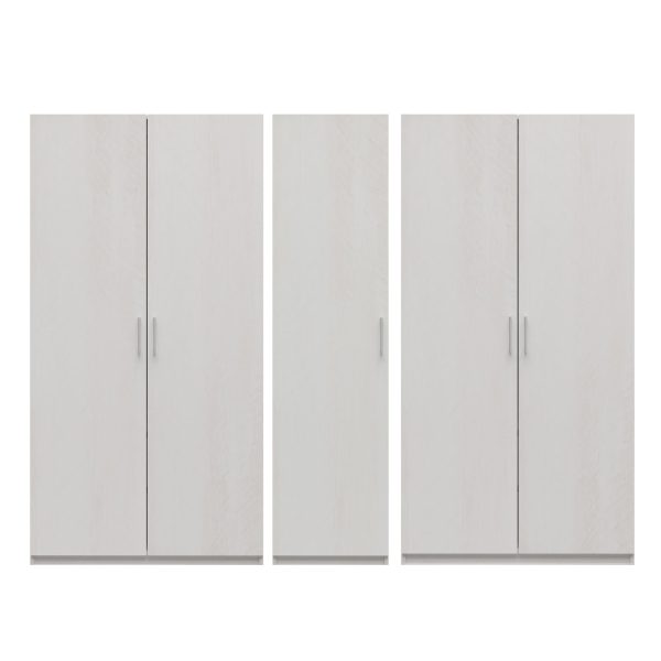 Perry Park Modular Bundle with 3 Wardrobe Units and 5 Membrane Door Kits Fashion