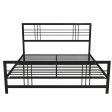 Burbank Metal Frame Bed with Adjustable Heights for Under Bed Storage Supply