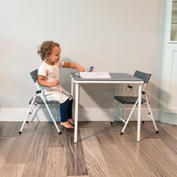 Kid s Activity Set with Folding Chairs, 3-Piece Set Online Sale