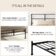 MacKenzie Adaptable Metal Platform Bed Discount