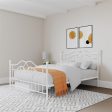 Tokyo Metal Bed with Headboard, Footboard and Metal Slats Discount