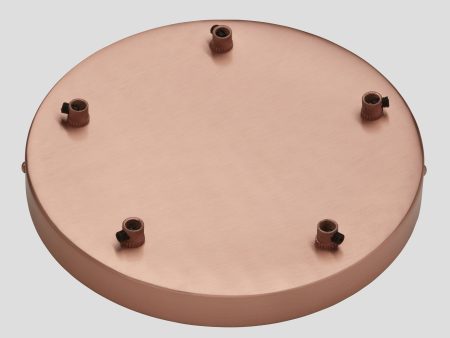 Ceiling Rose – 5 Outlet – Copper For Discount