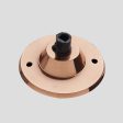 Edison Ceiling Rose - 1 Outlet - Copper Supply