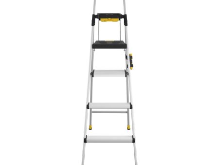 72 Inch Commercial Aluminum Project Ladder with Utility Holders Supply