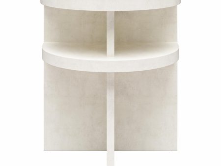 Daytona Modern Semicircle End Tables, Set of 2 Online Sale