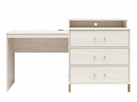 Kalissa Dresser Desk Combo with Wireless Charger Online now