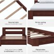 Davian Kids Platform Bed Frame in Solid Wood Cheap