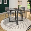 35  Round Indoor or Outdoor Dining Table with Glass Top Sale