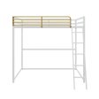 Haven Full Metal Loft Bed with Ladder and Under Bed Storage on Sale