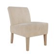 Hazen Armless Upholstered Corduroy Accent Chair For Sale