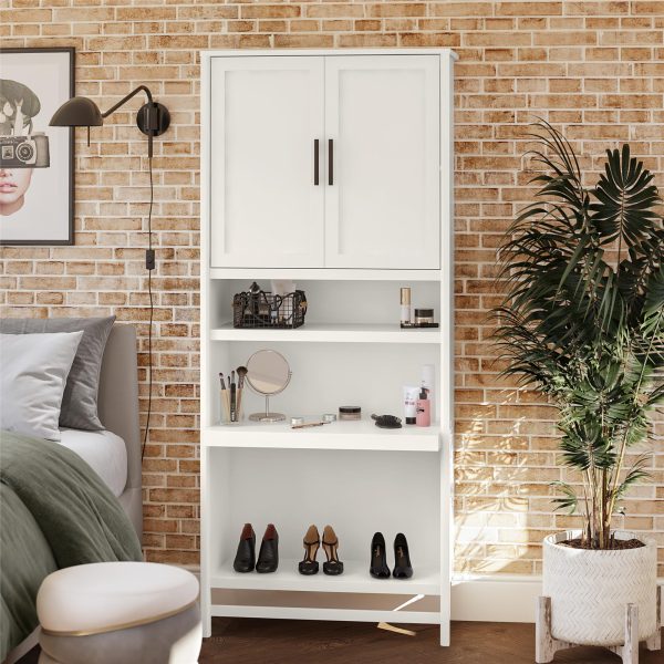 Luxe 5-Shelf Closet Vanity Tower For Cheap