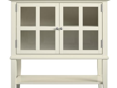 Franklin 2 Glass Door Storage Cabinet For Discount